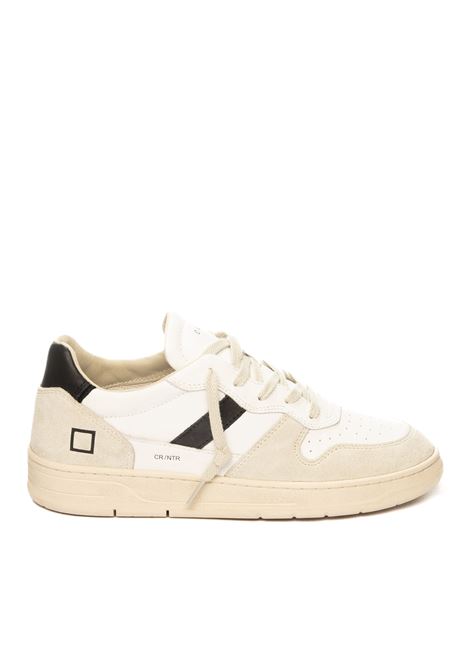 sneaker court 2.0 bianco/nero D.A.T.E. | COURT 2.0 UNATURAL-WHT/BLK